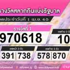 เช็คหวย 1เมษายน 2565
